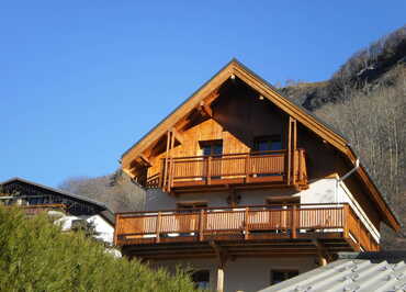 Chalet vue extérieure