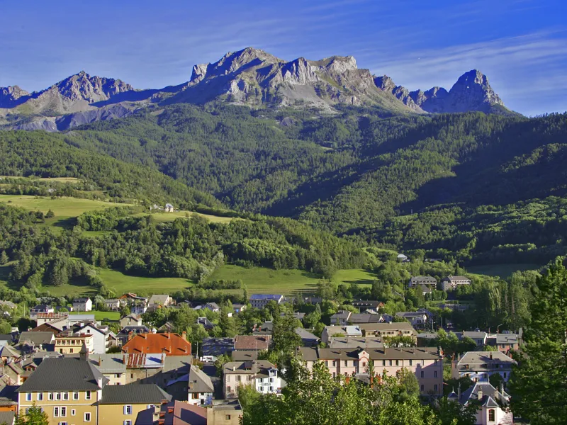 Blick auf Barcelonnette Ubaye