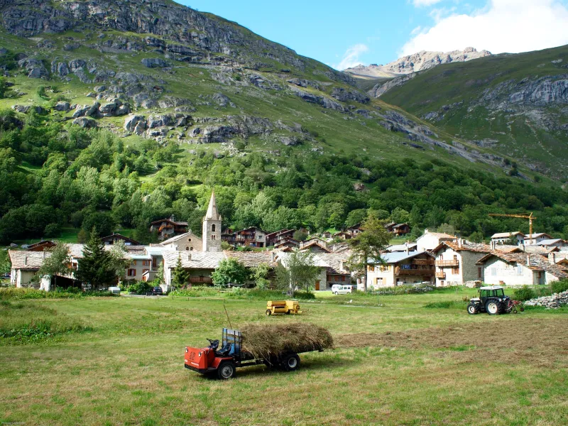 Bonneval-sur-Arc, Klassifiziertes Dorf in Haute-Maurienne Vanoise