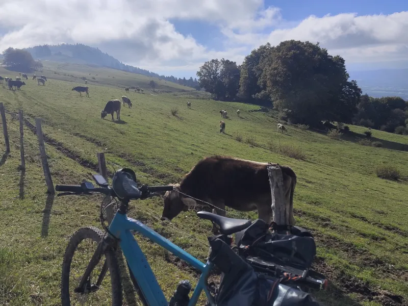 Mit dem Fahrrad auf den Salève