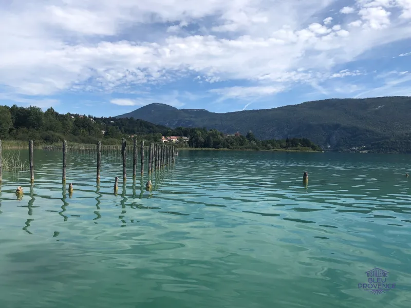 Klares Wasser des Lac d'Aiguebelette in Lépin-le-Lac