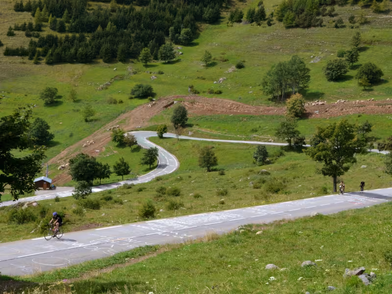 Auf dem Weg nach Alpe d'Huez