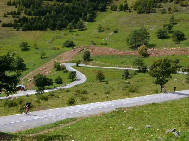 Auf dem Weg nach Alpe d'Huez