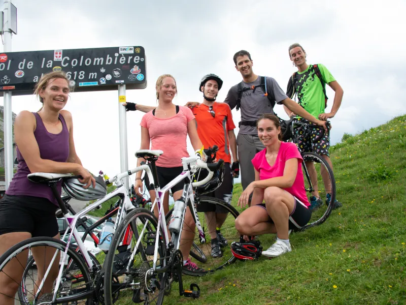 Stolz, den Colombière bestiegen zu haben