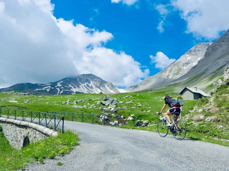 Finale des Nordhangs des Col de la Cayolle