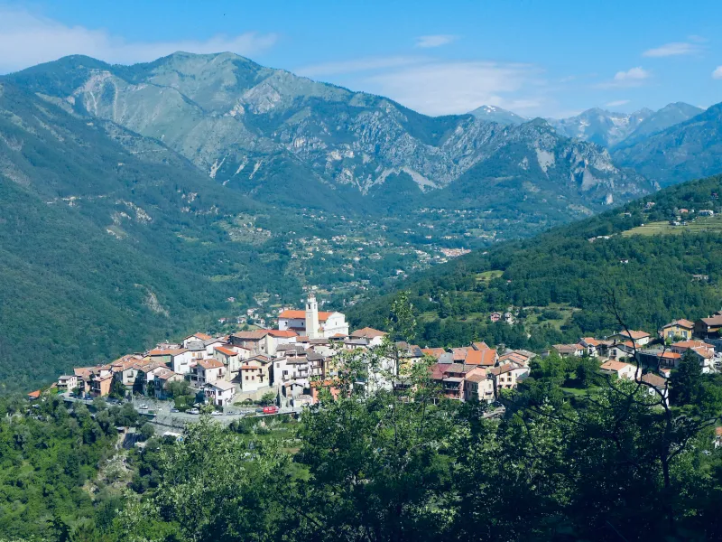 La Bollene-Vésubie, ein typisches Dorf in den Alpes-Maritimes