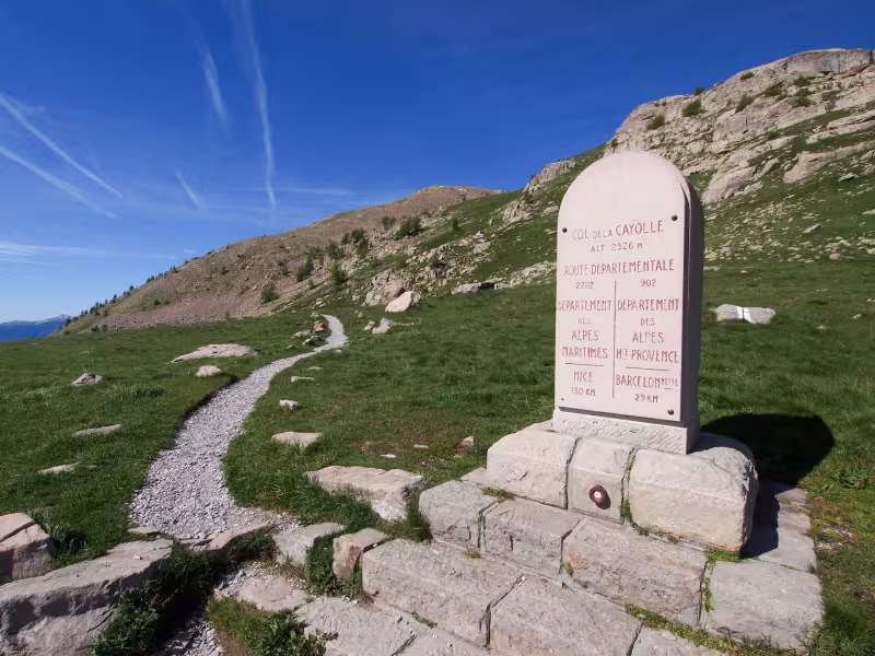 Der Col de la Cayolle, Ausgangspunkt für Wanderungen zum Nationalpark Mercantour