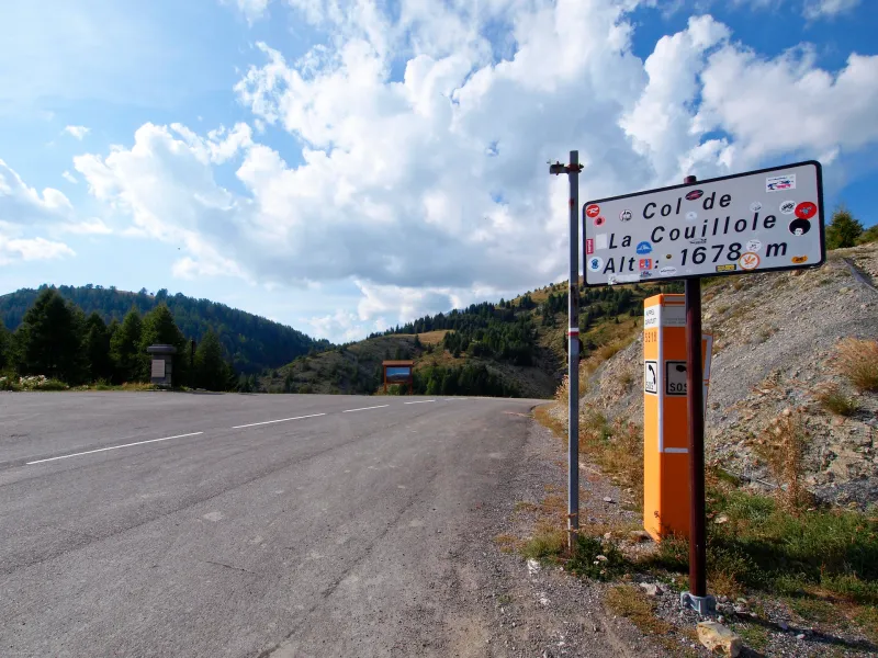 Der Col de la Couillole 1618 m