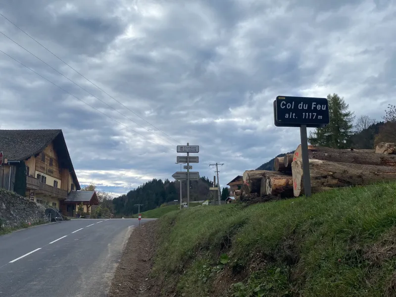 Der Col du Feu, 1. Pass der Strecke
