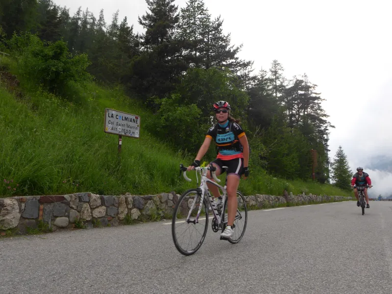 Der Col Saint-Martin und die Station La Colmiane-Valdeblore