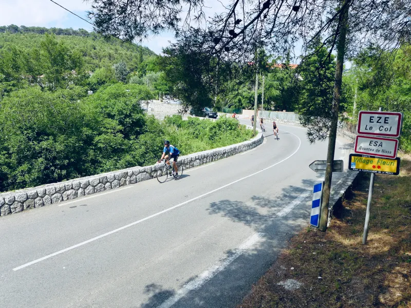 Das Viertel Col d'Èze zwischen Menton und Nizza