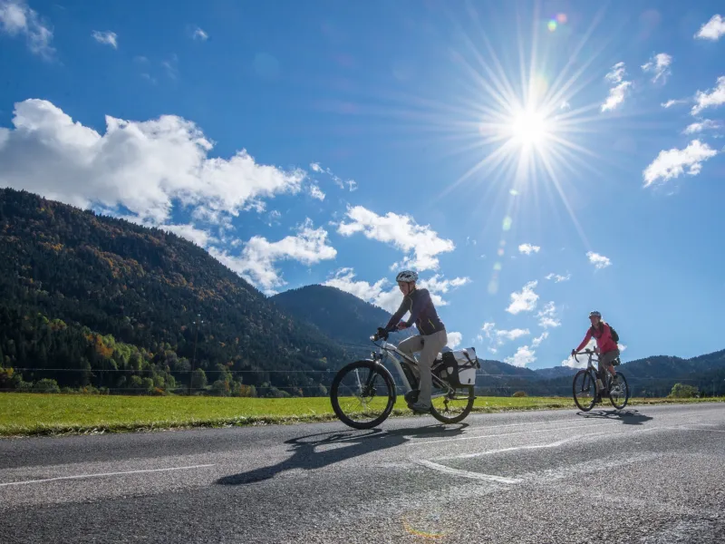 Die P'tites Routes schön angenehm unter der Sonne der Voralpen