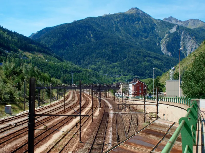Modane, alpiner Eisenbahnknotenpunkt