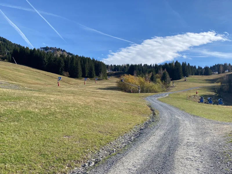 Aufstieg zum Col de Ranfoly - Les Gets