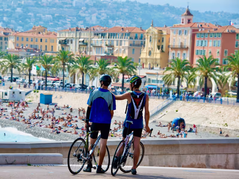 Nizza, seine Strände, seine Promenade des Anglais, Ende der Reise