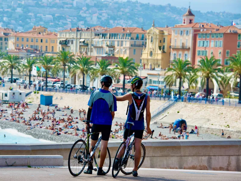 Nizza, seine Strände, seine Promenade des Anglais, Ende der Reise