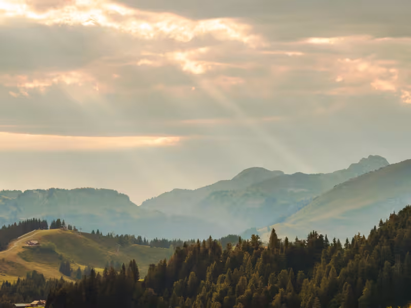 Panorama vom Col de Joux Plane
