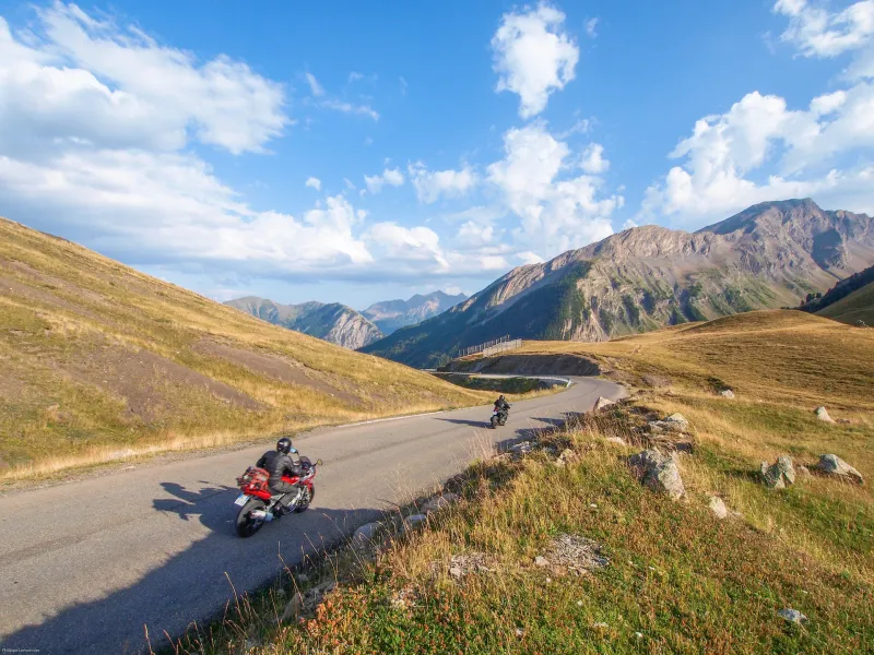Überquerung des Col de Vars