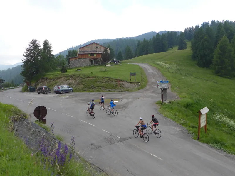 Überquerung des Col de la Couillole