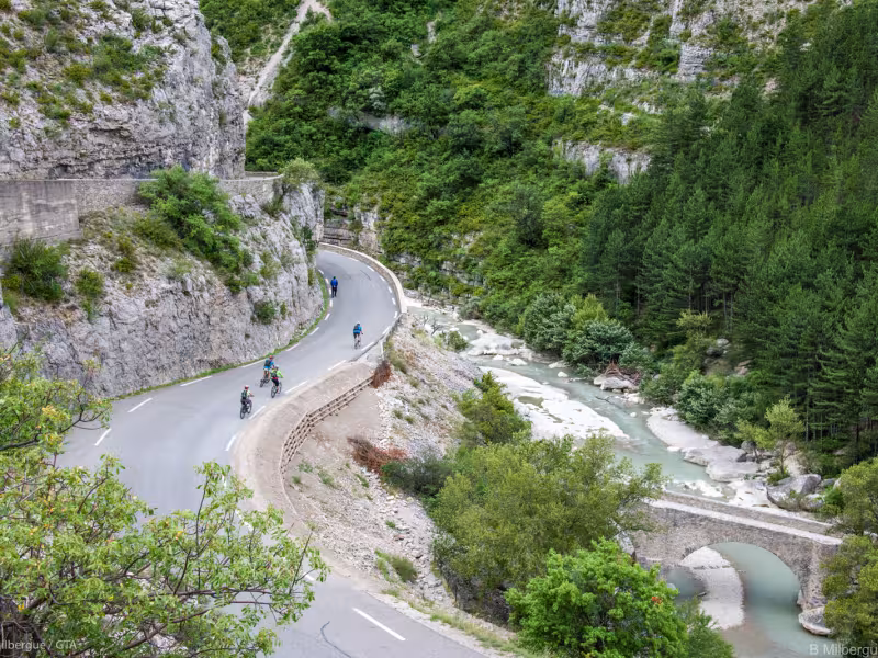 Römische Brücke in der Méouge-Schlucht