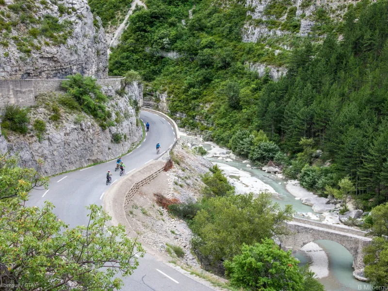 Römische Brücke in der Méouge-Schlucht