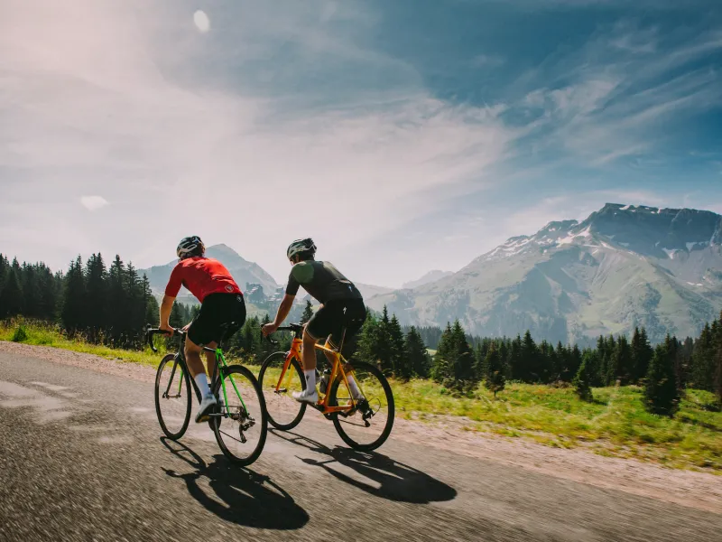 Radfahrer thought Avoriaz climb