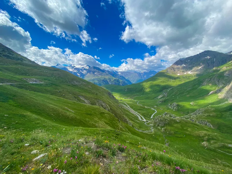 Nordhang Col de l'Iseran
