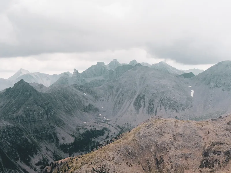 Blick vom Gipfel des Bonette