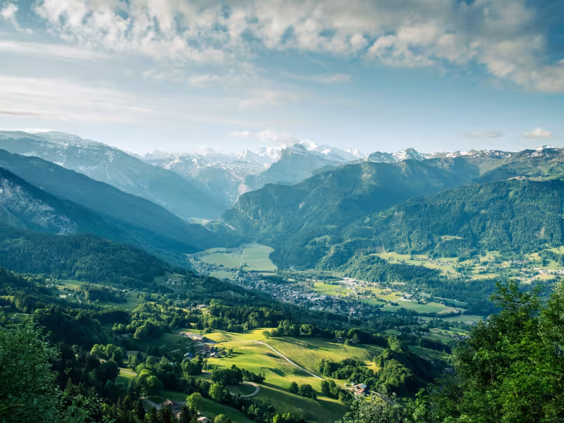 Blick auf Samoens