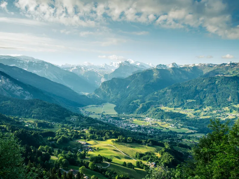 Blick auf Samoens