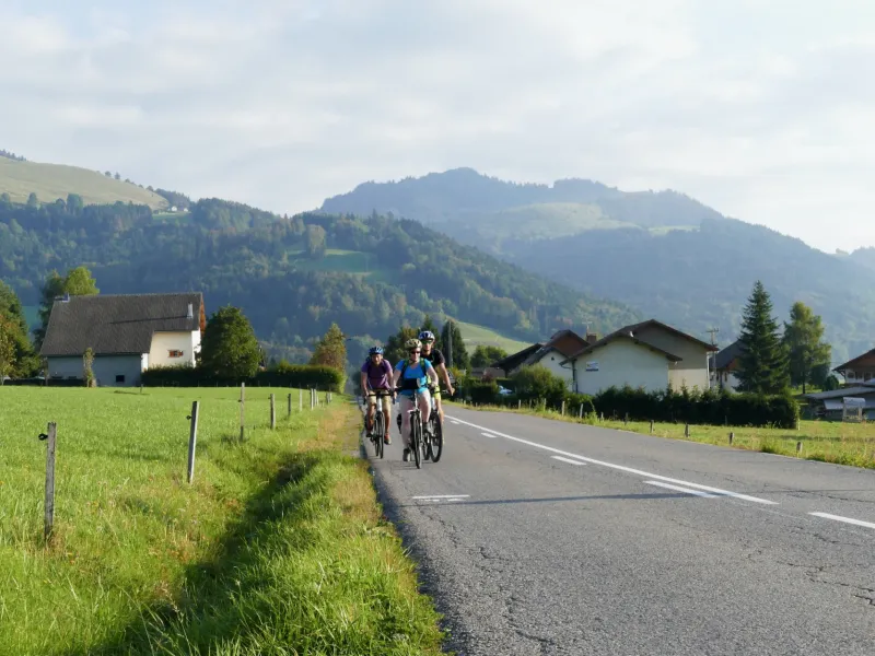 Mit dem Fahrrad durch die Haute-Savoie