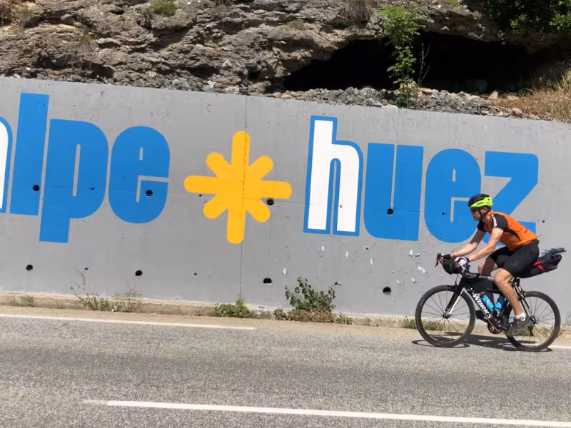 Auf dem Weg nach Alpe d'Huez