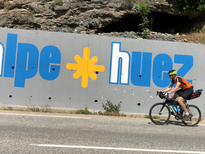 Auf dem Weg nach Alpe d'Huez