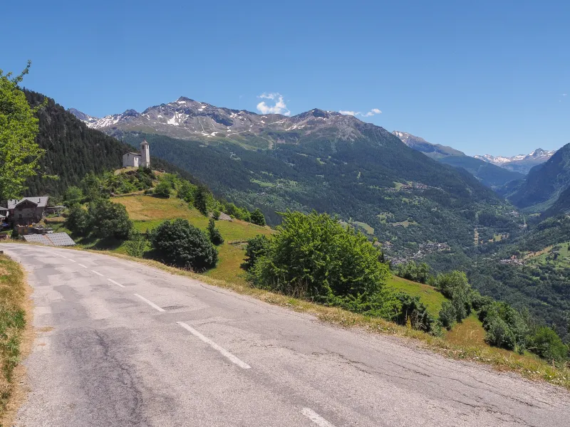 Weiler an der Nordseite des Tarentaise-Tals