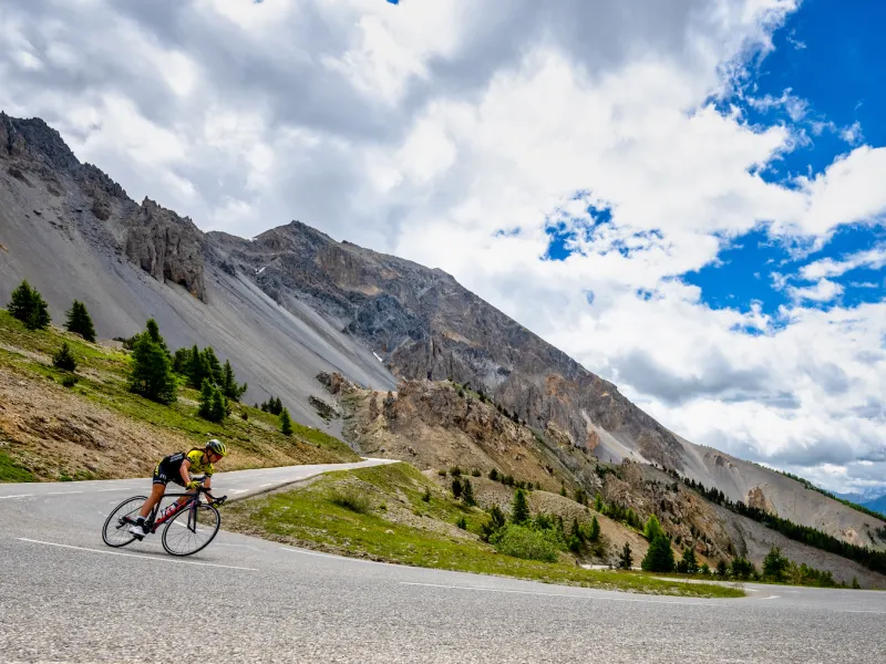 Abstieg von der Südseite des Col d'Izoard