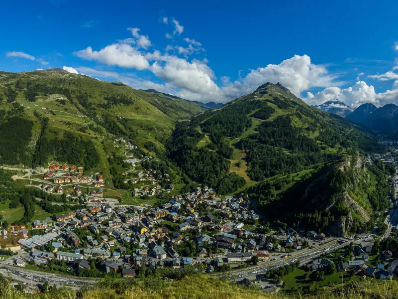 die Dorfstation von Valloire