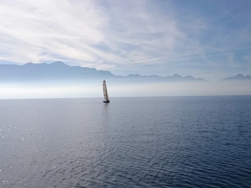 Segelboot auf dem Genfer See