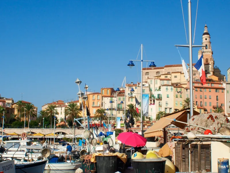 Der Hafen von Menton