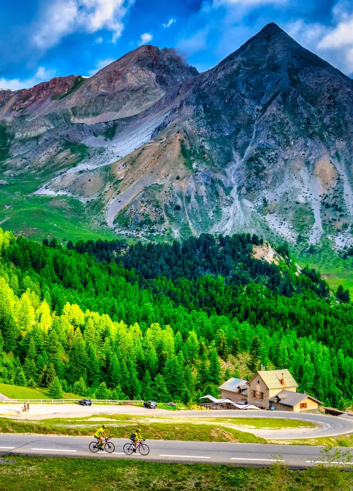 Die letzten Serpentinen des Col d'Izoard