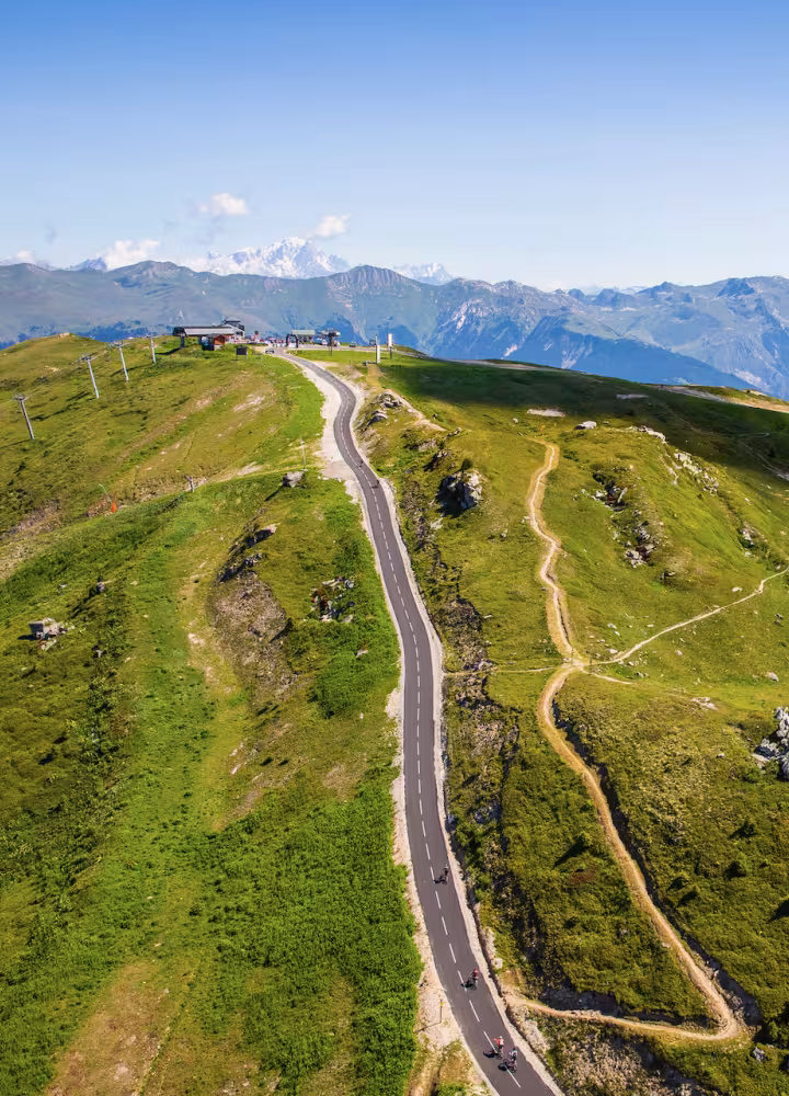 Luftbild Col de la Loze