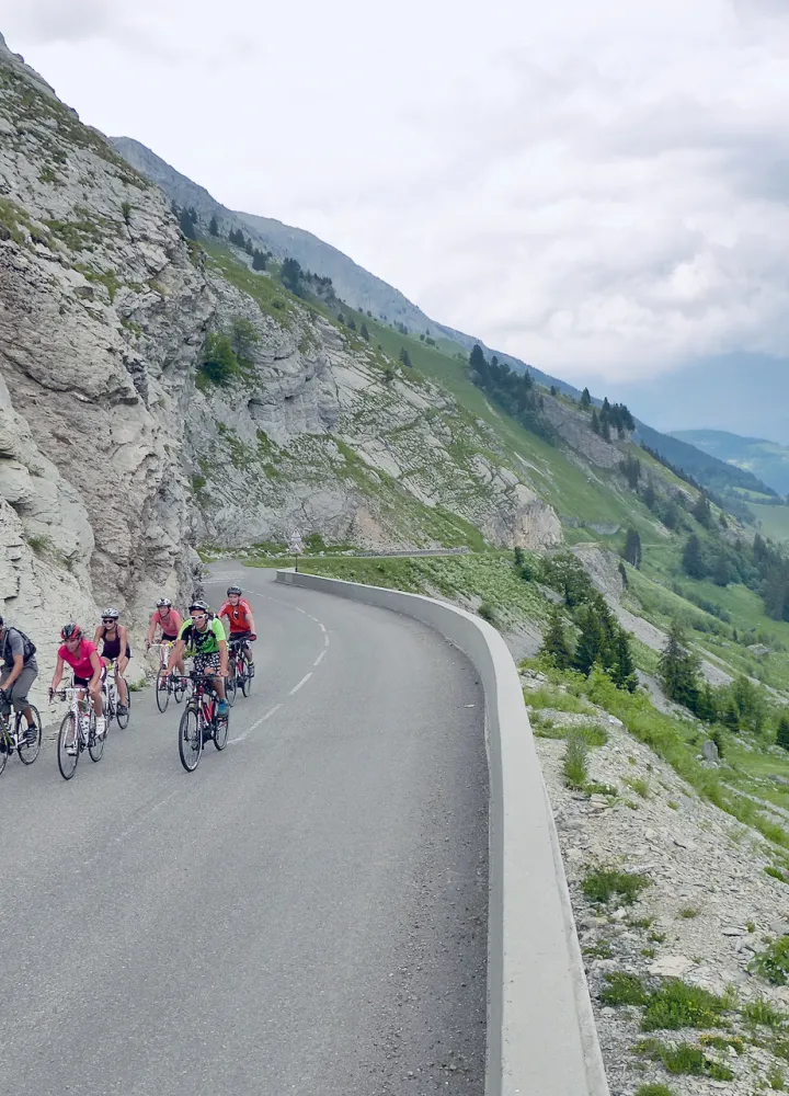 Letzte steile Rampe am Nordhang der Colombière