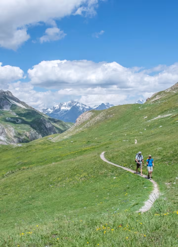 Große Räume auf der Grande Traversée des Alpes zu Fuß
