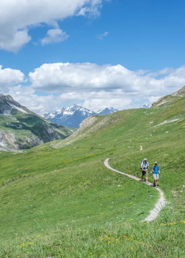 Große Räume auf der Grande Traversée des Alpes zu Fuß