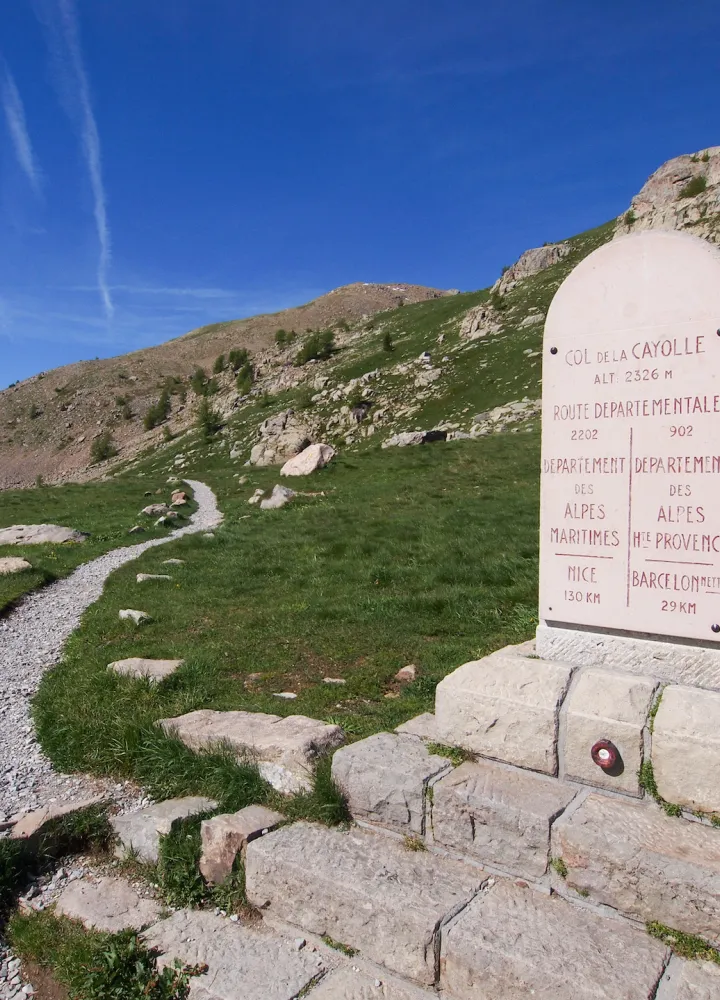 Der Col de la Cayolle, Ausgangspunkt für Wanderungen zum Nationalpark Mercantour
