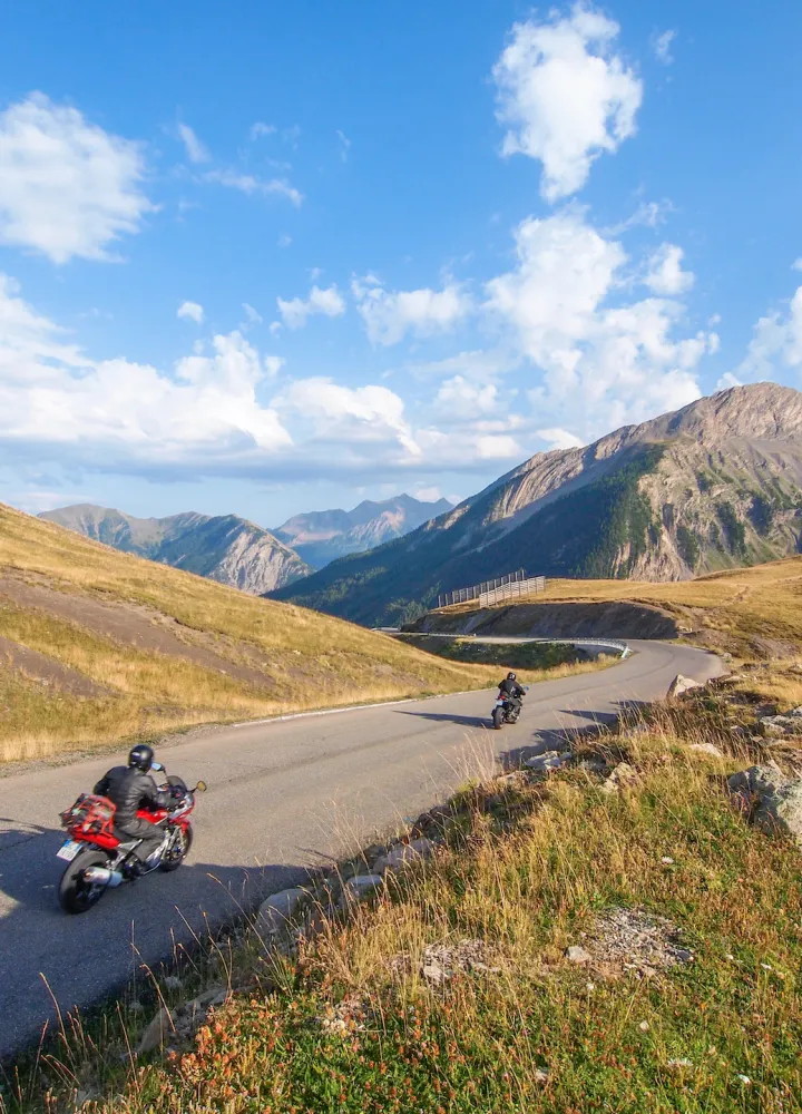 Überquerung des Col de Vars