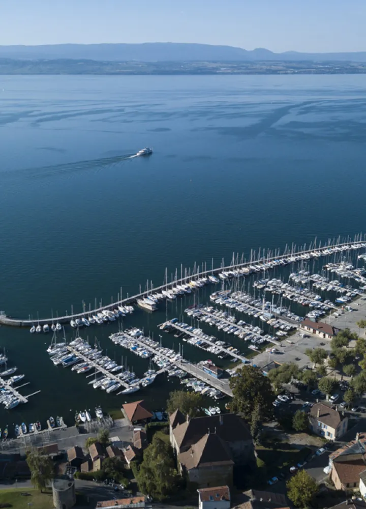 Hafen von Thonon les Bains