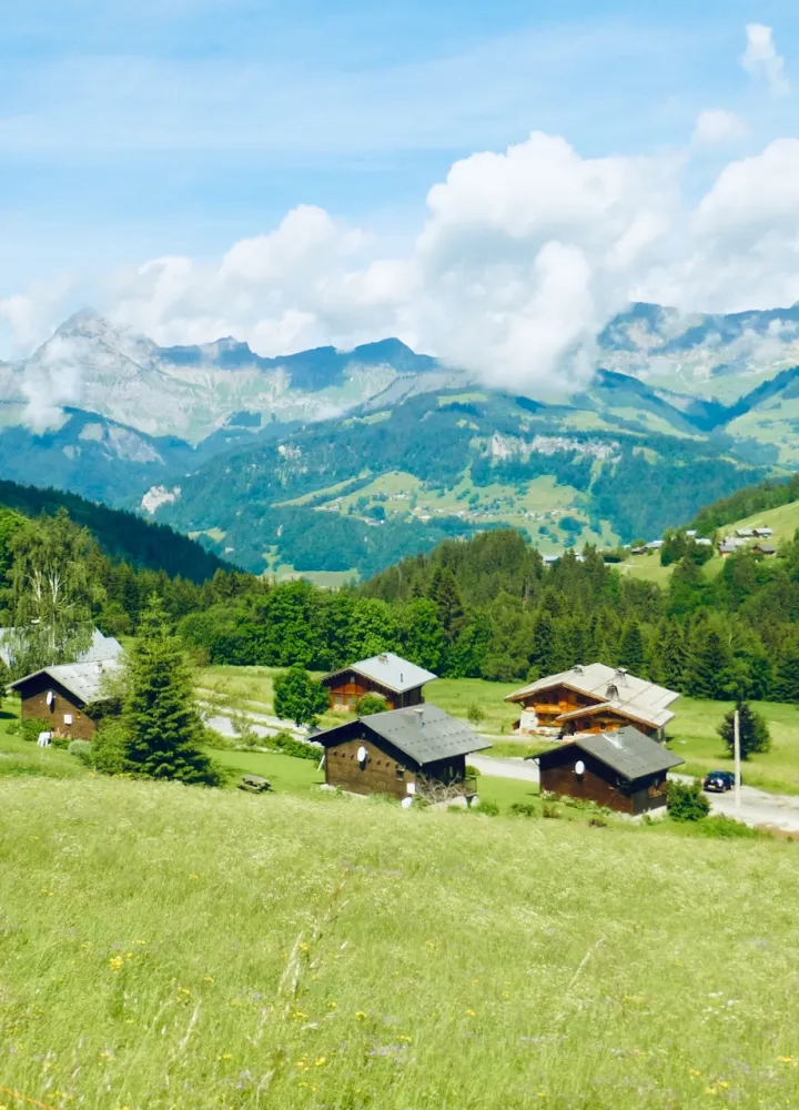 Zum Col des Saisies vom Val d'Arly aus