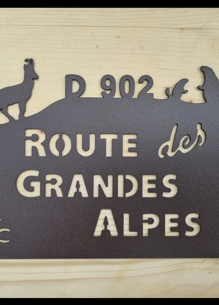 Plakette Route des Grandes Alpes Trophee des Cols