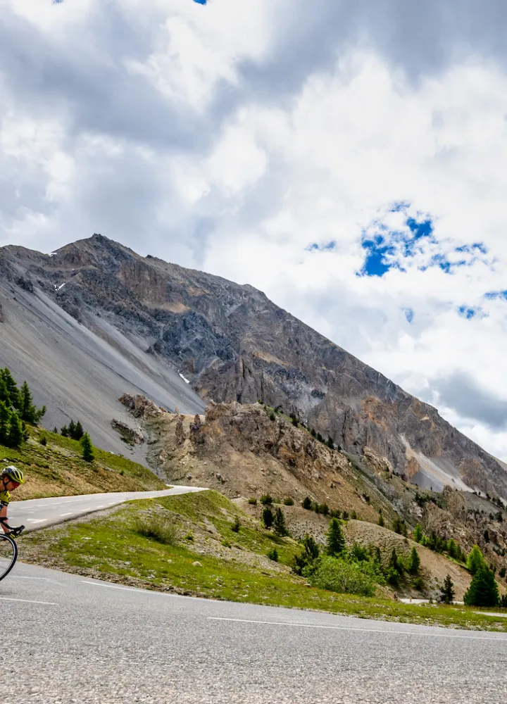 Abstieg von der Südseite des Col d'Izoard