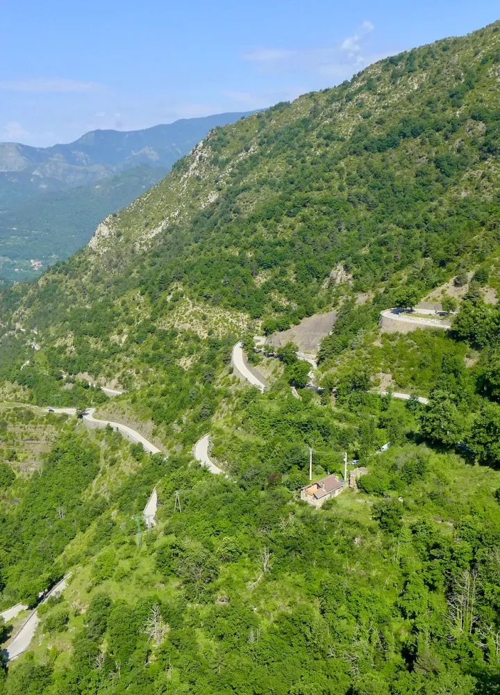 Nordhang des Col de Turini